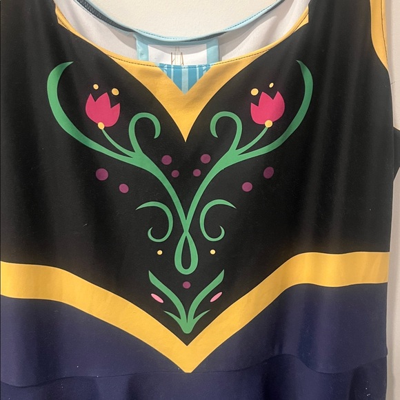Anna Frozen Costume dress Skater dress Disney Plus size - Picture 6 of 13
